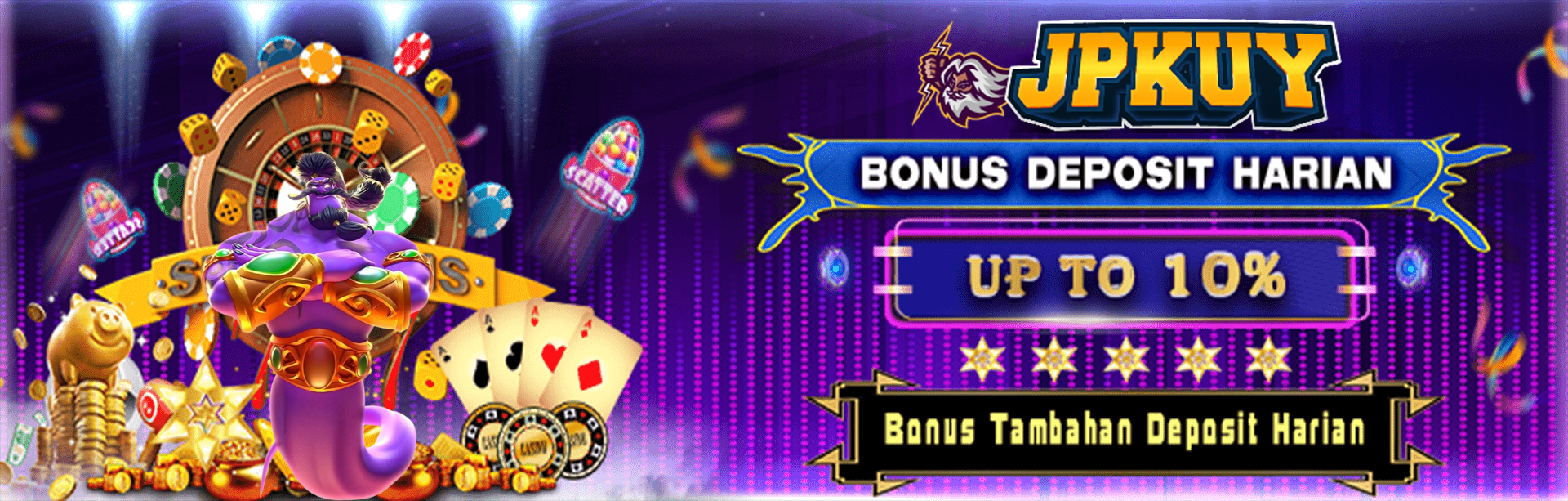 BONUS DEPOSIT HARIAN 10%